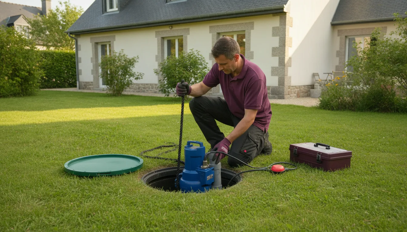 Dépannage pompe de relevage Frossay – méthode / geste technique